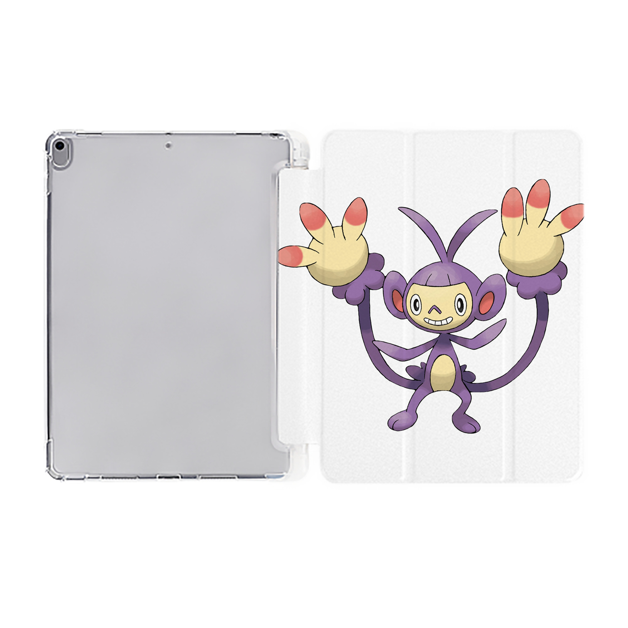 （画像用） ポケットモンスター Pokémon IPad ケース ペン収納付き 三つ折りスタンド PUレザー×シリコン 対応機種9.5/10.5/10.9インチ